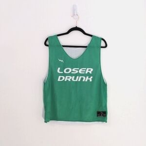 lacrosse pinnies green and white small